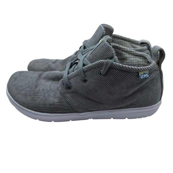 LEMS Chukka Corduroy Moon Dust Gray Men 11 / Women 12.5 Zero-Drop - Picture 3 of 8